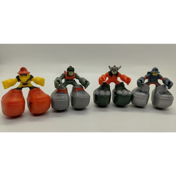Mattel Matchbox Big Boots Action Figures Lot of 4 Big Feet - Picture 1 of 4